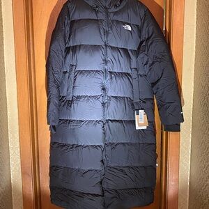 The North Face Long Black Down Jacket